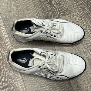 Puma Men’s Sneakers - Size 11 | White Leather Casual Athletic Shoes